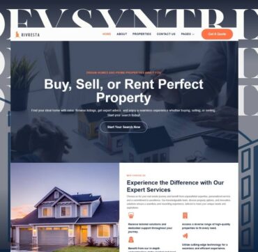 Rivresta - Real Estate & Property Management Website