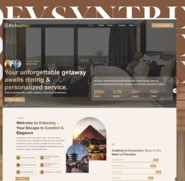 Kubastay – Hotel Booking WordPress Website